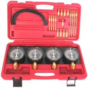 Carburante Vuoto Carburatore Sincronizzatore 4 Cilindro Equilibrio di Prova Manometro