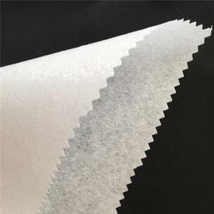 100% Polyester Chất Lượng Cao Fusible Thoáng Khí Thân Thiện Với Môi Microdot Không Dệt nhiệt-Ngoại Quan Interlining Cho May Mặc - Product Image 5
