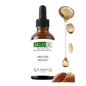 OEM 100% Pure Organic Freshen And Soften Dry Skin Cold Pressed Argan Oil