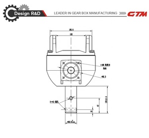 טרקטור רכוב הודעה חופרי חור מקדחת אדמה קידוח תיבת הילוכים - Product Image 3