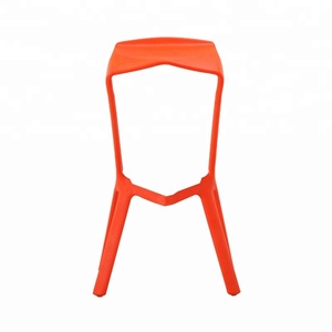 Mobili di Fabbrica all'Ingrosso Sgabello da Bar Impilabile in Plastica Nera <span class=keywords><strong>per</strong></span> Esterno Sedia da <span class=keywords><strong>Cucina</strong></span> - Product Image 5