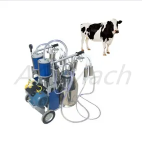 Vacuum Pump Double Bucket Cow and Goat Milking Machine