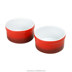 Red Home Goods Nonstick <strong>Bakeware</strong> <strong>Set</strong> Kitchen Ceramic <strong>Bakeware</strong> <strong>Set</strong> with Lid for Restaurant - Product Image 4