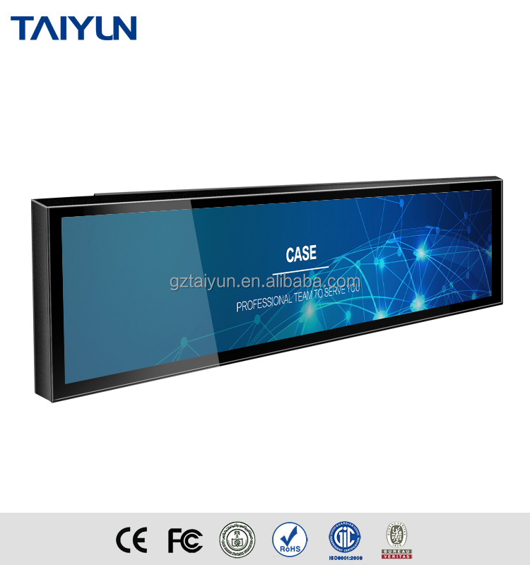 Montaje en pared 19,2 pulgadas Android Bus publicidad Digital Signage pantalla Lcd Tv Monitor