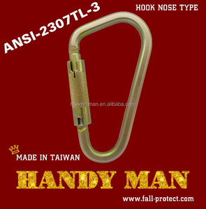 Conector de Seguridad Lateral en Forma de D ANSI-2307TL-3 de Acero 40kN ANSI Z359.1 - Product Image 6