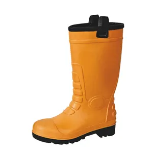 RB104 — bottes de pluie EN caoutchouc et PVC, souliers de pluie avec bout EN acier pour les temps froids, CE EN 20347