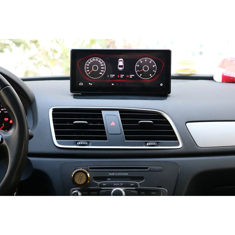 Promoção cartendência android tablet rádio automobilístico painel unidade multimídia dvd player para au di q3 navegação estéreo