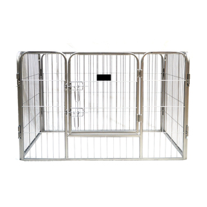 Nicro — parc à 4 panneaux pour animal de compagnie, stylo, clôture de jeu pour chiot, avec plateau en plastique - Product Image 2