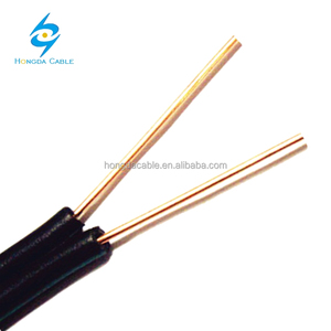 สองตัวนำวางขนานฉนวนสายเคเบิลโทรศัพท์Drop Wire - Product Image 4