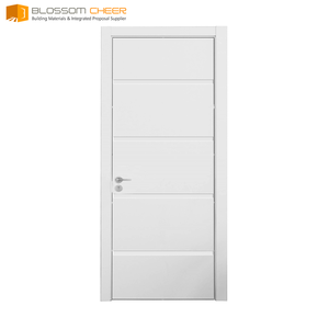 Design moderno stile appartamento in legno compresso porte interne Lowes prezzo Swing apertura laterale aperta