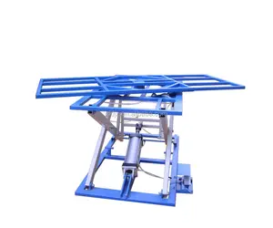 Sofa factory hydraulic lift table pneumatic lifting worktable series lift table