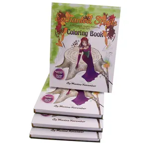 Popular venta al por mayor de la fábrica barato pintura jardín secreto libro para colorear para adultos