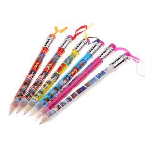 طول قصير عباءة كبيرة جامبو قلم رصاص هدية خشبية قلم رصاص لطيف جدا للأطفال