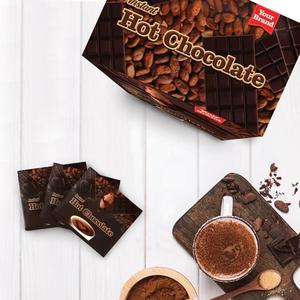 Buena venta Halal OEM Cacao Chocolate caliente instantáneo Bebida en polvo Mezcla de alimentos y bebidas Producto - Product Image 3