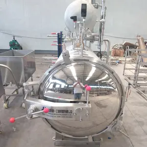 Canned Fruits And Mushroom Vegetable Canning Sterilization Machine