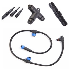 מחבר כבלים IP67 בצורת M16 T 10A / 300V מחבר t עמיד למים - Product Image 1