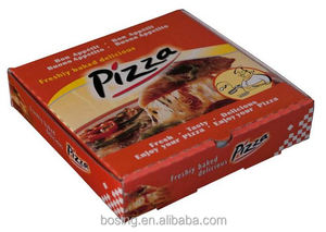 Bán buôn sóng lấy đi hộp các tông cho bánh pizza lớp phủ UV dập nổi Matt cán xốp lót loại vật liệu giấy - Product Image 2