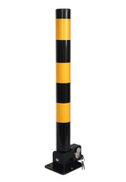 Qualité Forte En Acier Peinture UN type Triangle Serrure De Stationnement Barrière