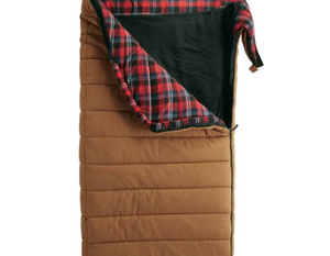 Magnum 44-20 Schlafsack-Tan/Schwarz/Rot Plaid