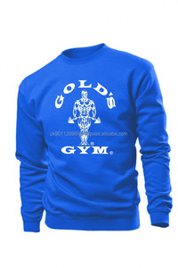 Sweat-shirts à col rond en molleton 100% coton imprimé Gold Gym Solid Winter pour hommes - Vente en gros - Product Image 6