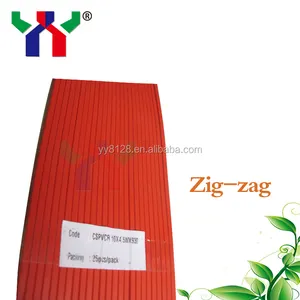 الأحمر PVC البلاستيك قطع العصي 1160 مللي متر * 10 مللي متر * 4.5 مللي متر ، 25 قطعة/مجموعة
