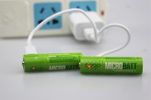卸売格安カスタムAA AAA充電式Ni-MH 1000mAhマイクロUSB充電電池1.2Vおもちゃ用 - Product Image 3