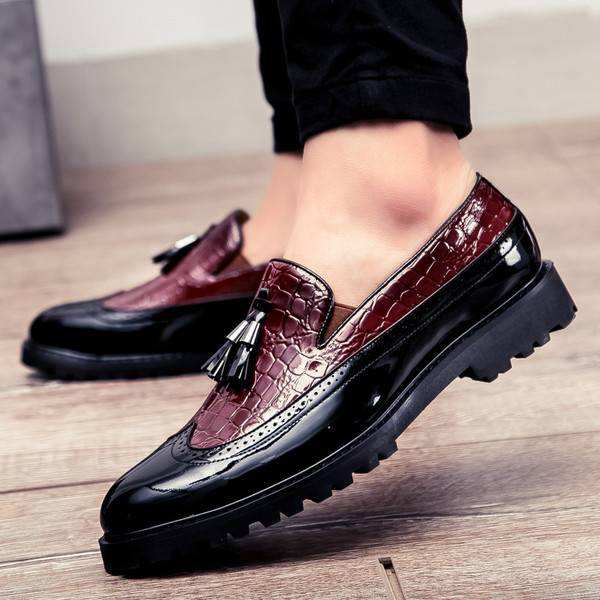 Mocasines De Cuero Hombre Mocasines De Vestir Para Hombre Cuero
