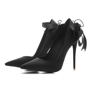 <span class=keywords><strong>Chaussures</strong></span> à talons hauts pour femmes, nouvelle conception, dessus en PU, prix bas, noir, sexy, 12 cm - Product Image 2