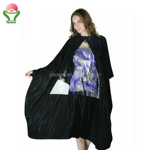 Nouvelle cape de salon en nylon bleu avec fenêtre de visualisation pour barbier, vente chaude personnalisée - Product Image 2