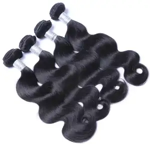 LINDAL 批发高品质便宜 100% 真人头发 9A 雷米延长身体水编织束