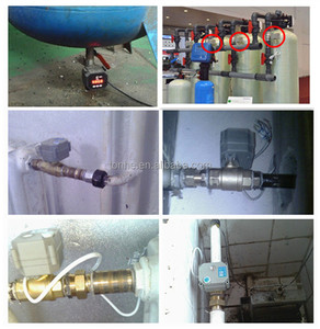 صمام كروي كهربائي آلي ثنائي الاتجاه DN40 مقاس 1.5 بوصة، 24 فولت 12 فولت، CR202 PVC، جهاز التحكم في التدفق - Product Image 4