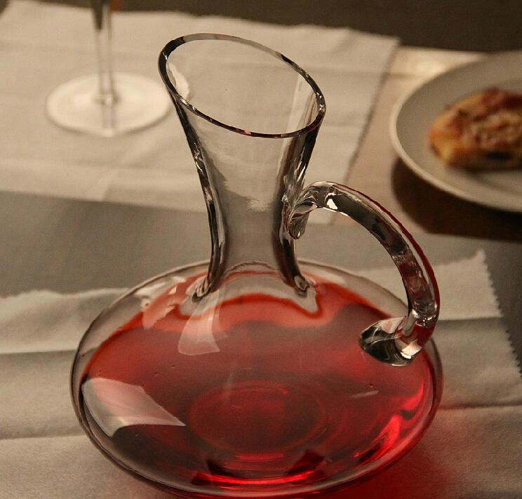 1500ML Big Decanter Handmade Crystal Red Wine Brandy Champagne Glasses Decanter Bottle