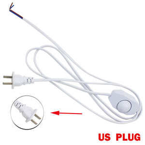 Cable de atenuación de luz, <span class=keywords><strong>enchufe</strong></span> de conmutación de luz, <span class=keywords><strong>interruptor</strong></span> de botón de atenuación de alimentación, de línea de 1,8 m Cable, lámpara LED, modelo de <span class=keywords><strong>enchufe</strong></span> europeo y estadounidense - Product Image 4