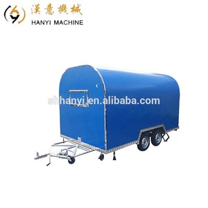 Móvil de acero inoxidable perro caliente expendedoras carro remolque helado Foodtruck con gran calidad - Product Image 3
