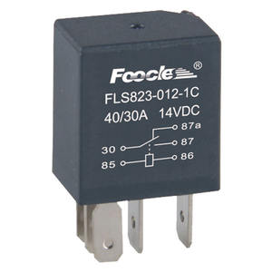 Foocles 871-1c-c-r1-u01-12vdc新型通用自动12VDC 30A AgSnO2微型继电器，用于通用配件更换 - Product Image 1
