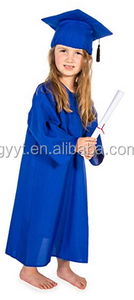 Traje de graduación <span class=keywords><strong>infantil</strong></span> de tela mate <span class=keywords><strong>Gorro</strong></span> y vestido de Graduación - Product Image 2