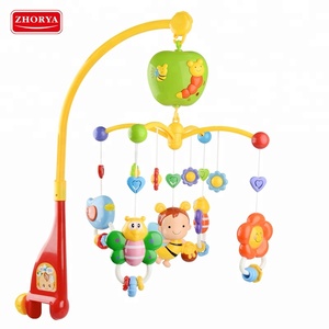 Móvil Musical Eléctrico Colgante para Bebé, Juguete para Colgar en la <span class=keywords><strong>Cuna</strong></span>, Campana para Cama de Bebé en Venta - Product Image 2