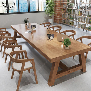 Luxury Solid Wood <strong>Dining</strong> <strong>Table</strong> with 8 Chairs