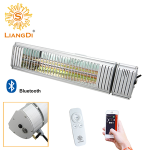 Mới điện ngoài trời freestanding hồng ngoại Patio rạng rỡ nóng nhanh chóng sưởi ấm 110-130V bạc đen OEM - Product Image 1