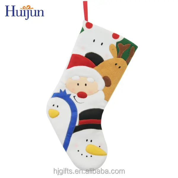Christmas Crafts Xmas Stockings new products toy and christmas stocking with santa claus cartoon christmas tree decorated