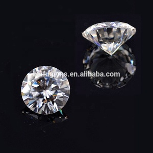 Joyería Baifu 10mm 4ct Blanco claro DEF <span class=keywords><strong>Color</strong></span> Diamante de moissanita sintético redondo - Product Image 2