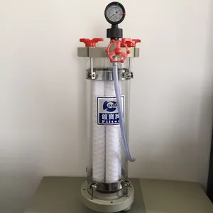 PVDF Filtro de residuos con malla opcional filtro de agua para galvanoplastia