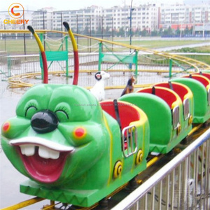 Directo <span class=keywords><strong>de</strong></span> fábrica al aire libre equipo <span class=keywords><strong>de</strong></span> la diversión <span class=keywords><strong>de</strong></span> fruta gusano dragón niños Mini montaña rusa para la venta - Product Image 1