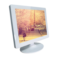Wit Frame Vierkante Lcd Monitor 15 Inch Voor Laptop