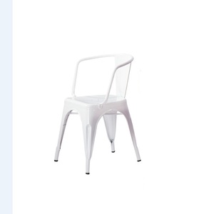 <span class=keywords><strong>Vendimia</strong></span> Tol estilo Metal <span class=keywords><strong>restaurante</strong></span> silla con brazo - Product Image 3