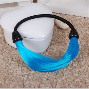 Porte-queue de cheval élastique pour femme, fait de <span class=keywords><strong>faux</strong></span> <span class=keywords><strong>cheveux</strong></span>, nouvelle mode 2019 - Product Image 6