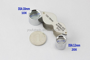 Lente d'Ingrandimento Professionale per Gioiellieri 10X-18mm 20X-12mm, Lente Tascabile per Gioielli, Occhiali Ingrandenti - Product Image 4