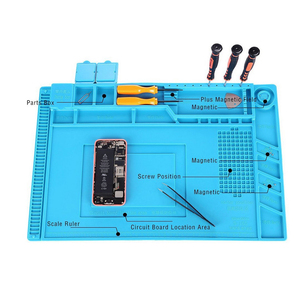 2024 Station <span class=keywords><strong>de</strong></span> réparation à souder Projet <span class=keywords><strong>Tapis</strong></span> d'isolation en silicone - Product Image 3