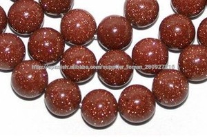 10mm arenisca dorada perforó las piedras preciosas semi preciosas - Product Image 1