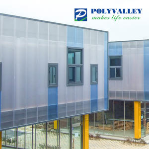 Plaque en <span class=keywords><strong>polycarbonate</strong></span> en forme de U pour la toiture et le revêtement en <span class=keywords><strong>polycarbonate</strong></span> - Product Image 2